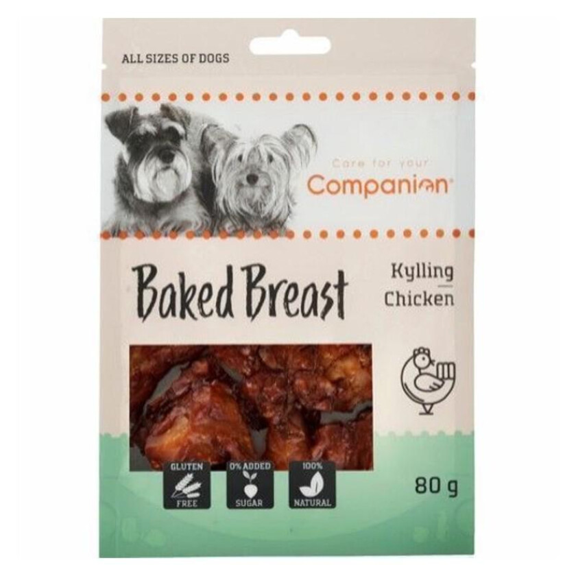 Bilde av Baked Chicken breast Godbiter til hund 500 g