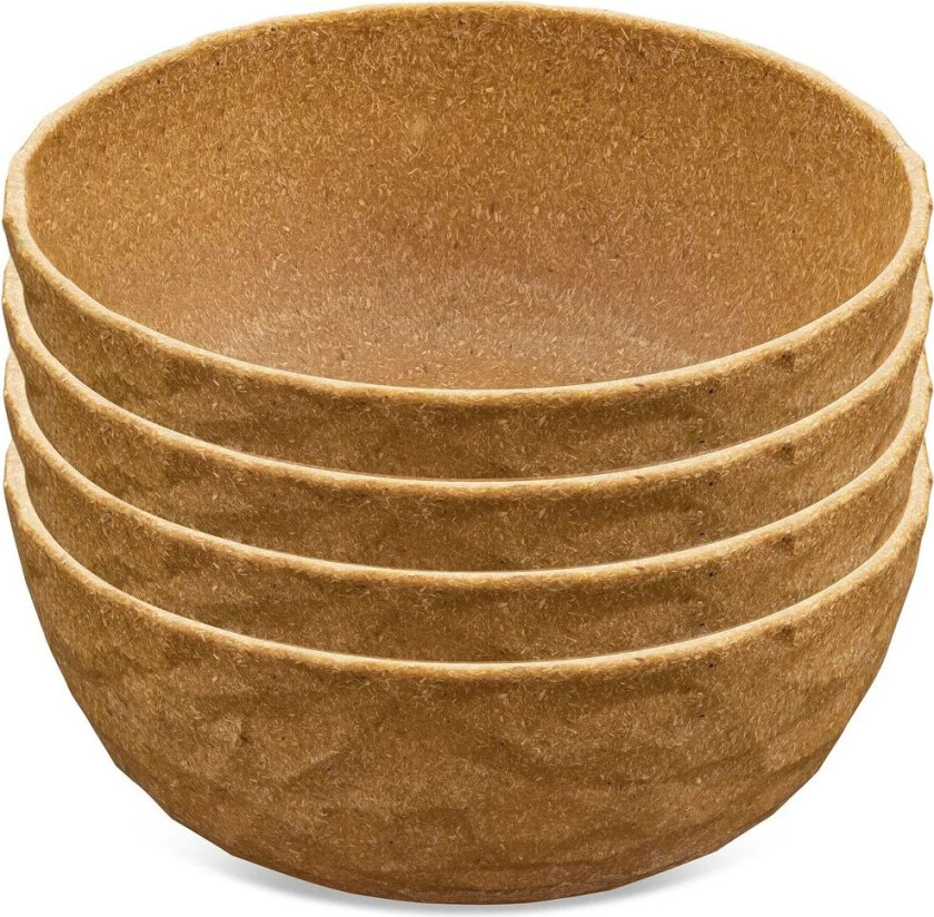 Club skål Ø 16,2 cm 4-pakning Nature wood