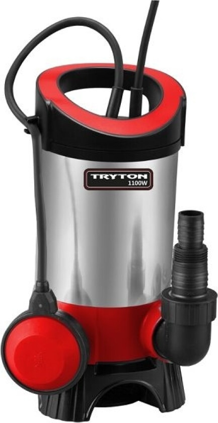 Tryton Triton 1100W 11m nedsenkbar skittenvannspumpe (TPB1100)