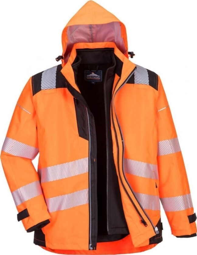 ARBEIDSJAKKE 3IN1 PW365OBR ORANGE XL
