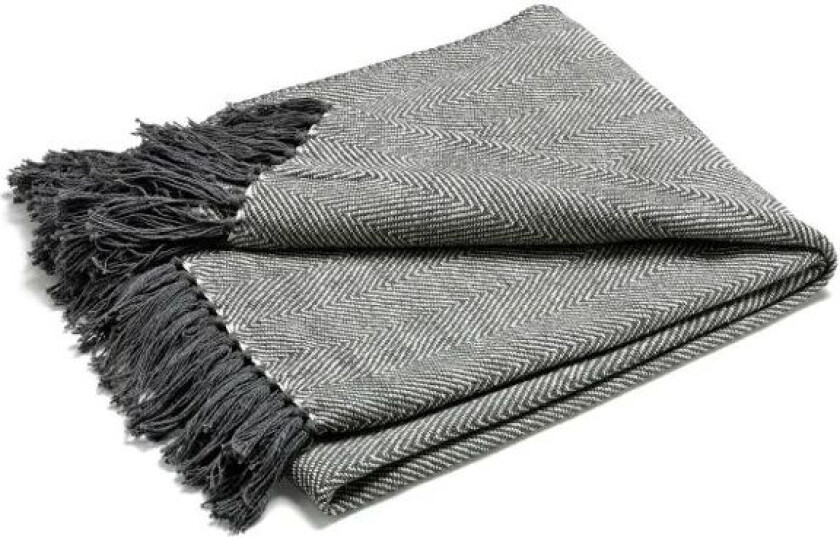 ETOL Design Fishbone pledd grå