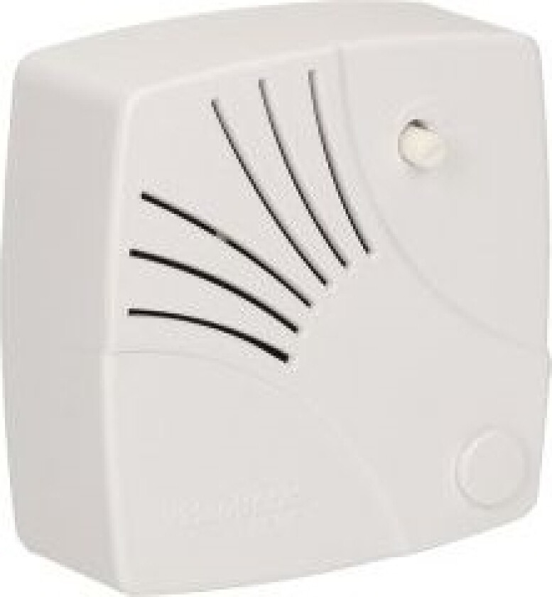 SONIC tofarget elektronisk ringeklokke, 230V, hvit