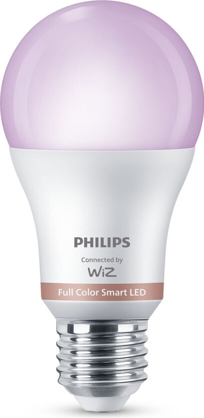 Lyskilde 8,5 W (tilsvarer 60 W) A60 E27, Smartpære, Wi-Fi/Bluetooth, Hvit, E27, Hvit, 2200 K