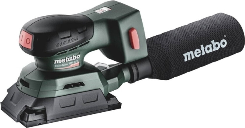 Metabo PowerMaxx SRA 12 BL 602036840 Batteridreven excentrisk sliber uden batteri 12 V 80 x 130 mm - Uten batteri og opplader