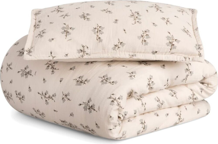 Garbo&Friends Bluebell Muslin sengesett junior 100x130 cm/35x55 cm