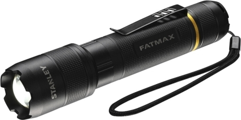 Stanley FMHT81511-0, Penn-lommelykt, Svart, Gult, IP44, 175 lm, 350 lm, 75 m