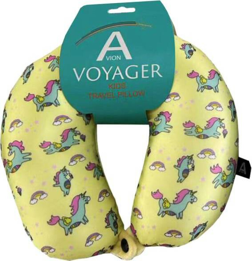 Nakkepute Kids Enhjørning Gul Fra