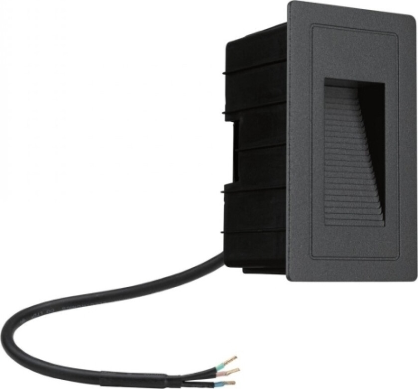 94382, Vegglys, Sort, Aluminium, IP44, Fasade, I