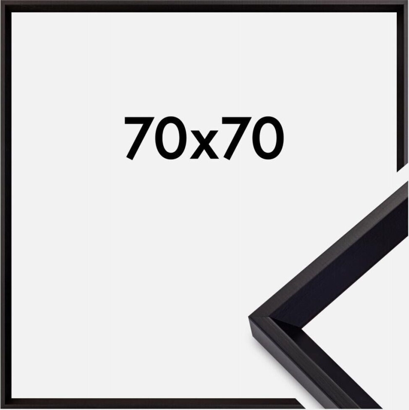 Ramme Globe Svart 70x70 Cm