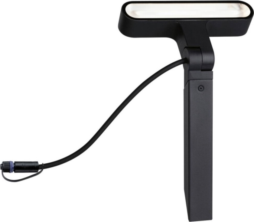 ITO Hageplugg + Shine Spot Horisontal IP65 7W 3000K IP65 Antrasitt