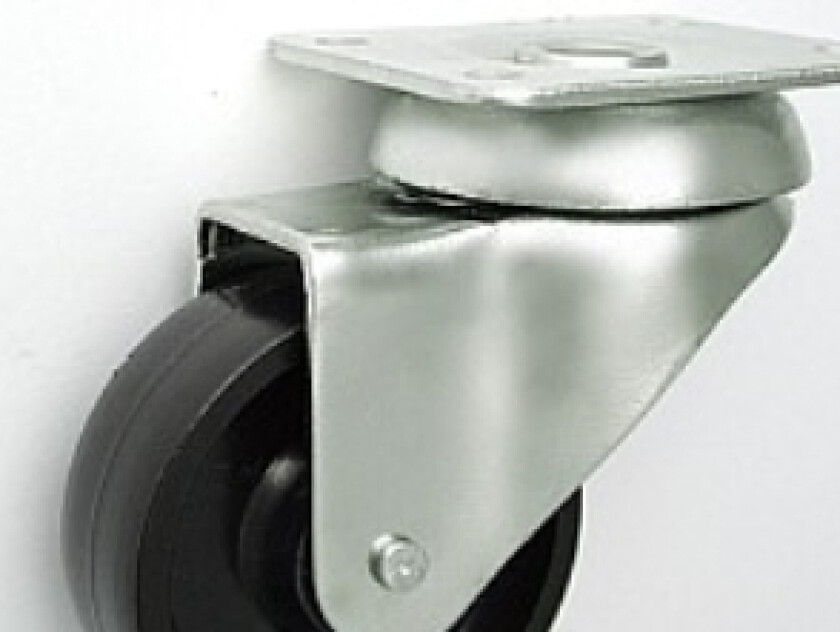 Møbelhjul i plast med dreiehus 30mm - M32B