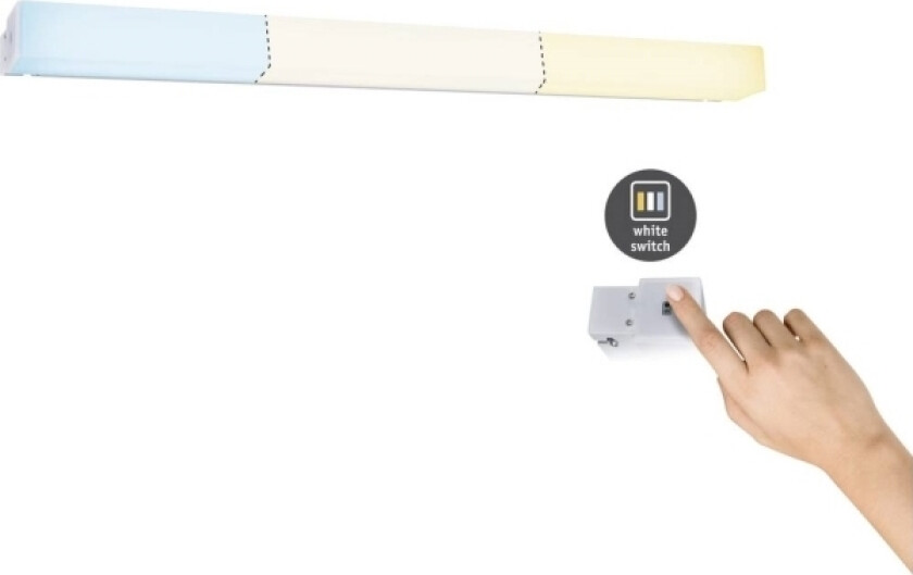 789.49, Overflatebehandlet, Rektangel, 6500 K, IP44, Hvit