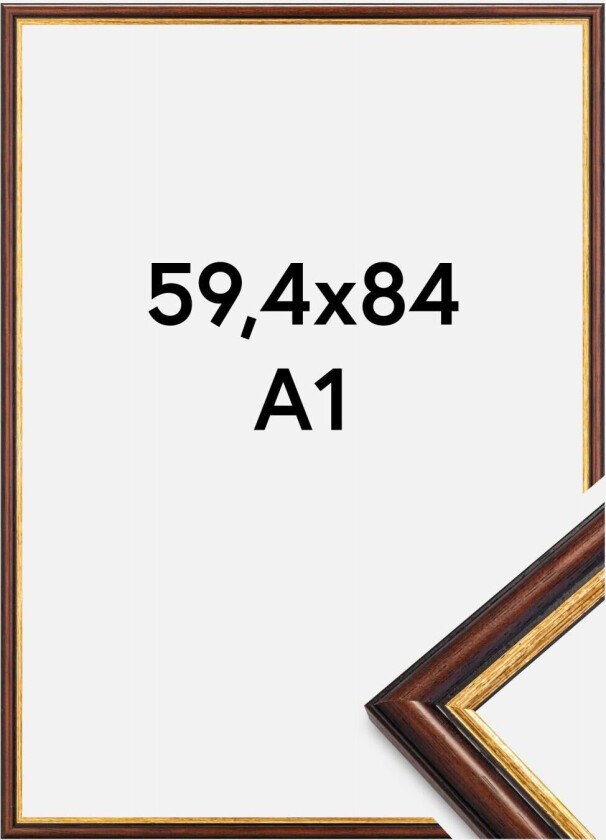 Ramme Siljan Akrylglass Brun 59,4x84 Cm (A1)