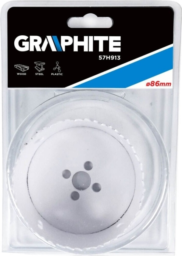 Grafitt Grafitt 86 mm bimetall hullsag - 57H913