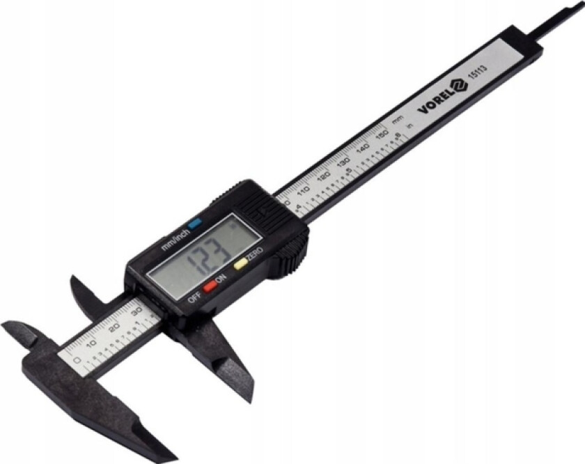Vorel VOREL ELECTRONIC CALIPER 150mm/0.01mm CARBON 15113 T15113
