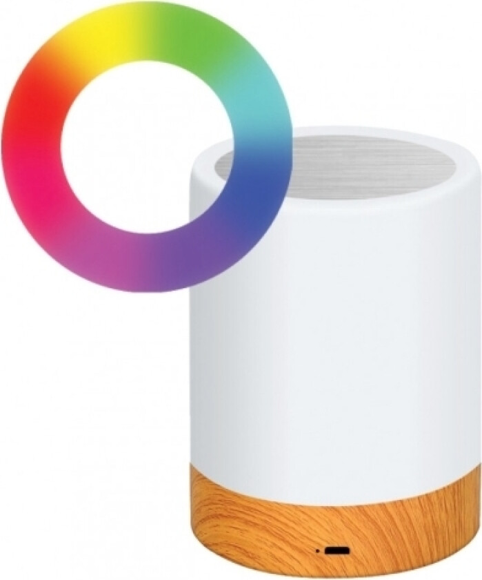 I-LED TOUCH, hvit, akrylonitrilbutadienstyren, soverom, 16 pære(r), 1,6 W, LED