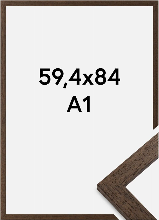 Ramme Brown Wood 59,4x84 Cm (A1)