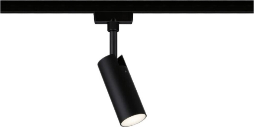 Tubo Højvolt-skinnesystem-lampe URail 4 W LED (RGB) Sort (mat)