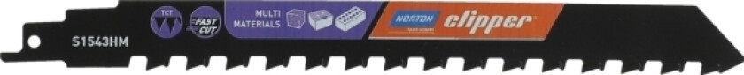 Bilde av Norton Clipper NORTON SAGBLAD S1543HM 240mm /2 stk. PERFORERT TEGNSTEIN, LUFTBETONG N70184608354