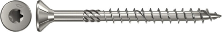 Fischertechnik Fischer 40569 Spånplade-skrue 6.0 mm 100 mm Sekskant Rustfrit stål 100 stk