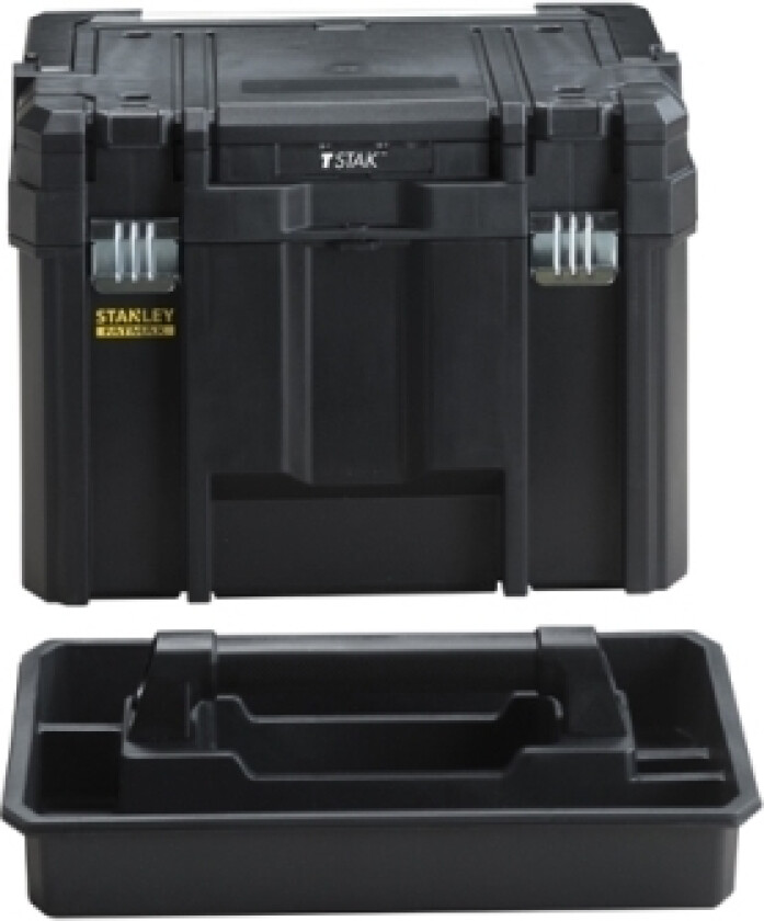 Stanley FATMAX PRO-STACK, Verktøykasse (hard), Sort, 22,2 l, 7,5 kg, Hengsel, 310 mm