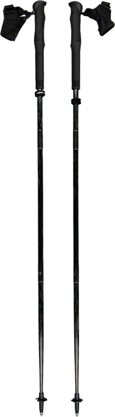 Carbon FXP Trail Click In, gåstaver Black-Gold