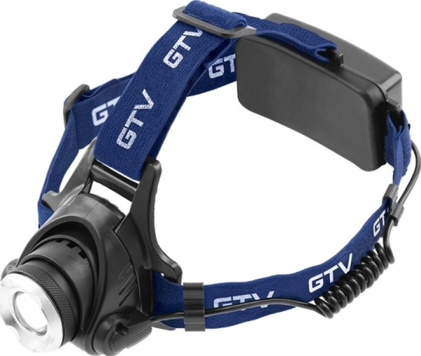 headlamp LED battery-operated headlamp 3xAAA, 6W, 350lm, 6400K, 275m, IP44, black