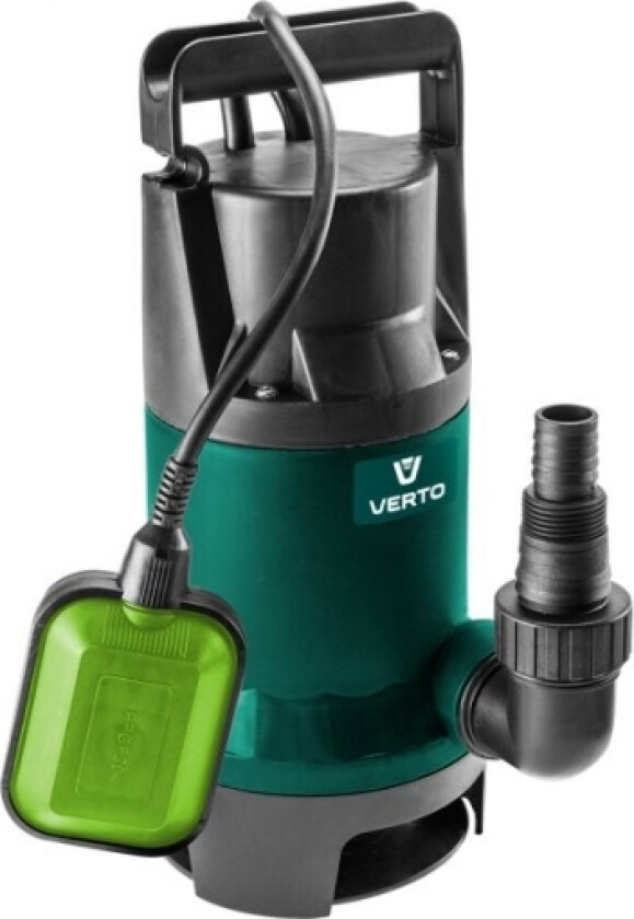 Verto 52G449, Sort, Grønn, 10 m, 7500 l/t, 7 m, 8,5 m, 3,5 cm