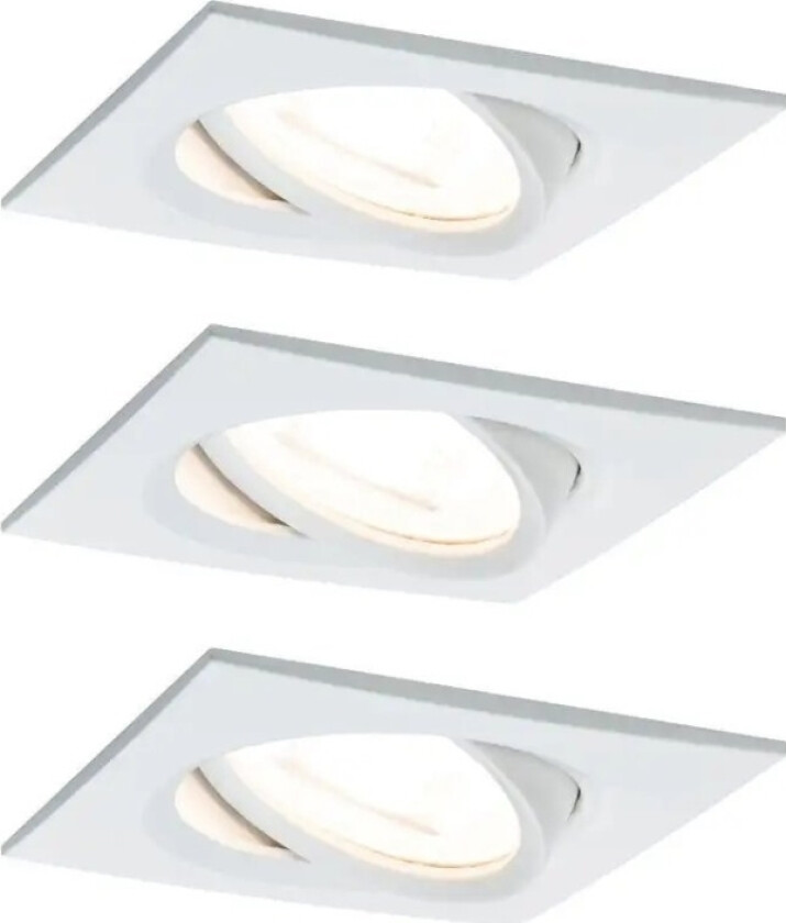 934.90, Indbygget lysplade, 3 pære(r ), LED, 2700 K, 460 lm, Hvid