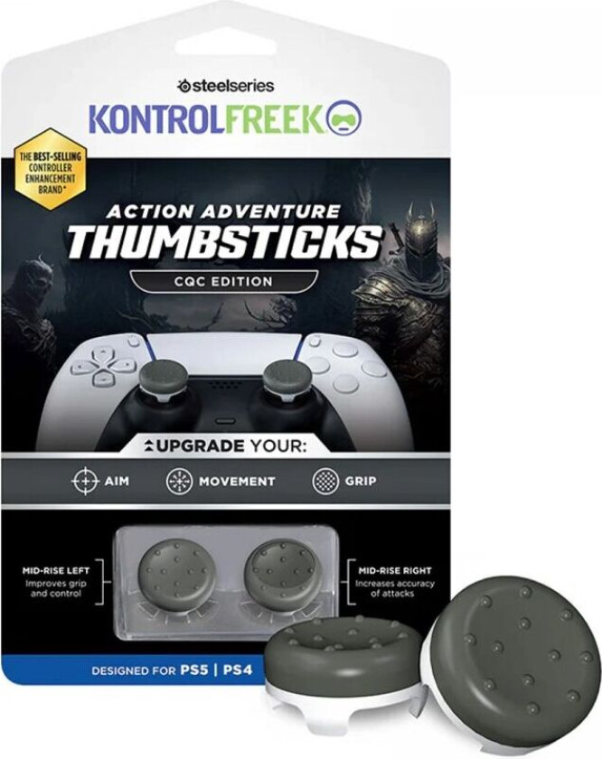 Bilde av Kontrolfreek Cqc Grey Thumbsticks - (Ps5/ps4)