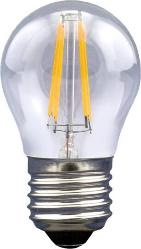 FILAMENT - LED-filamentlyspære - E27 - 4 W (ekvivalent 40 W) - klasse F - 2700 K