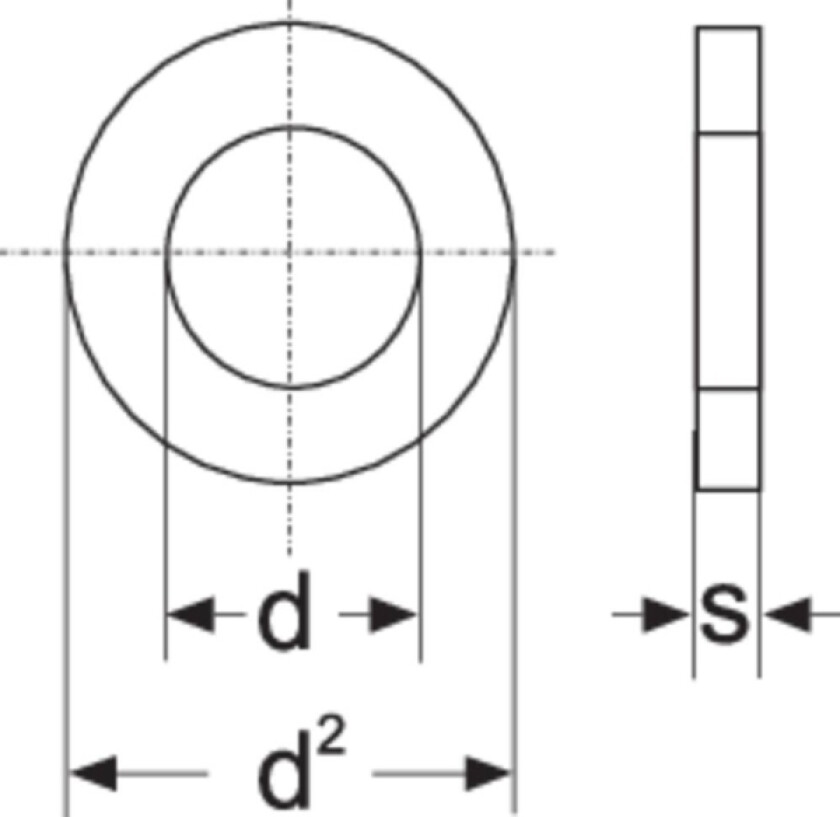 Underlægsskiver 5.3 mm 10 mm Stål verzinkt 100 stk TOOLCRAFT 814687