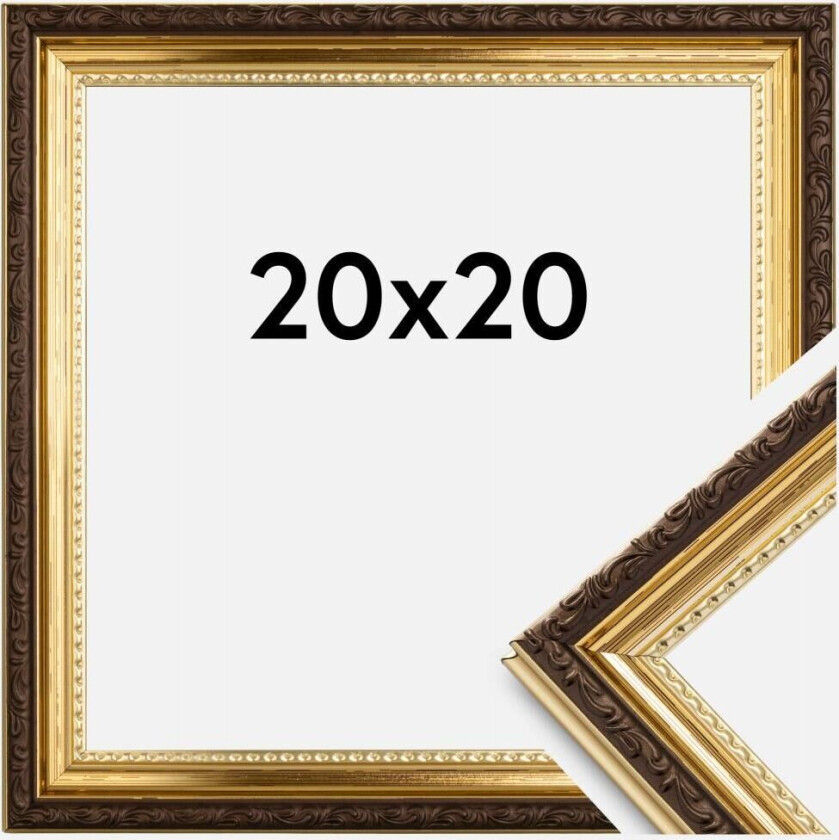 Ramme Abisko Akrylglass Gull 20x20 Cm