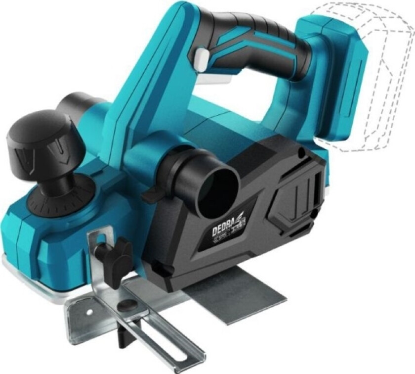 82mm 18V batterihøvel - Uten batteri og opplader