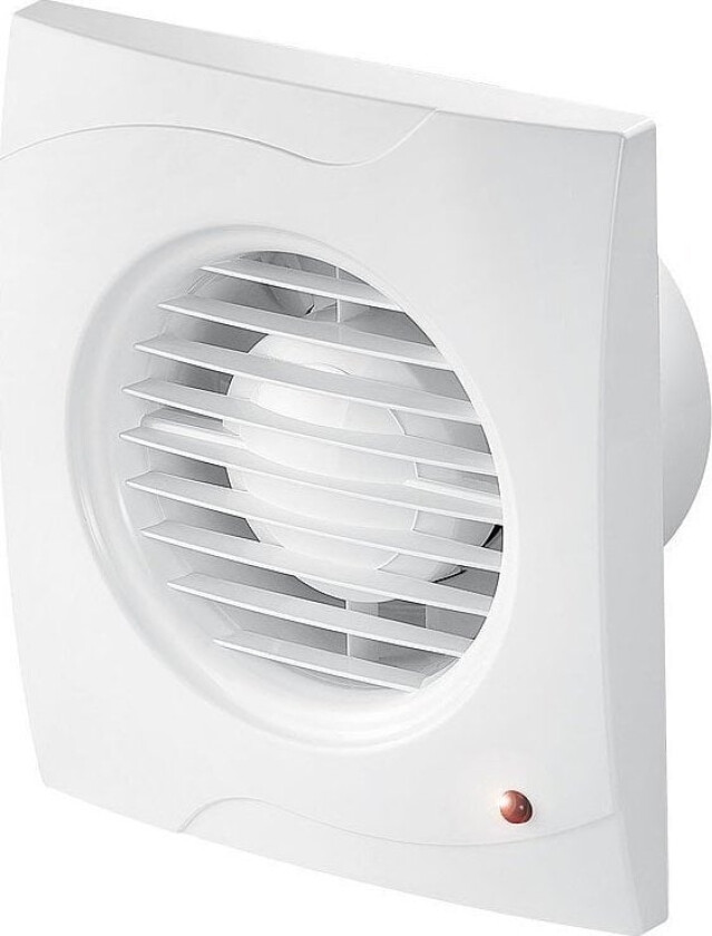 AWENTA Baderomsvifte Silence Awenta WZ100F fi100mm 75m3/h 4,4W 230V med fotocelle og timer, hvit