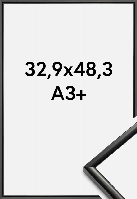 Ramme New Lifestyle Svart 32,9x48,3 Cm (A3+)