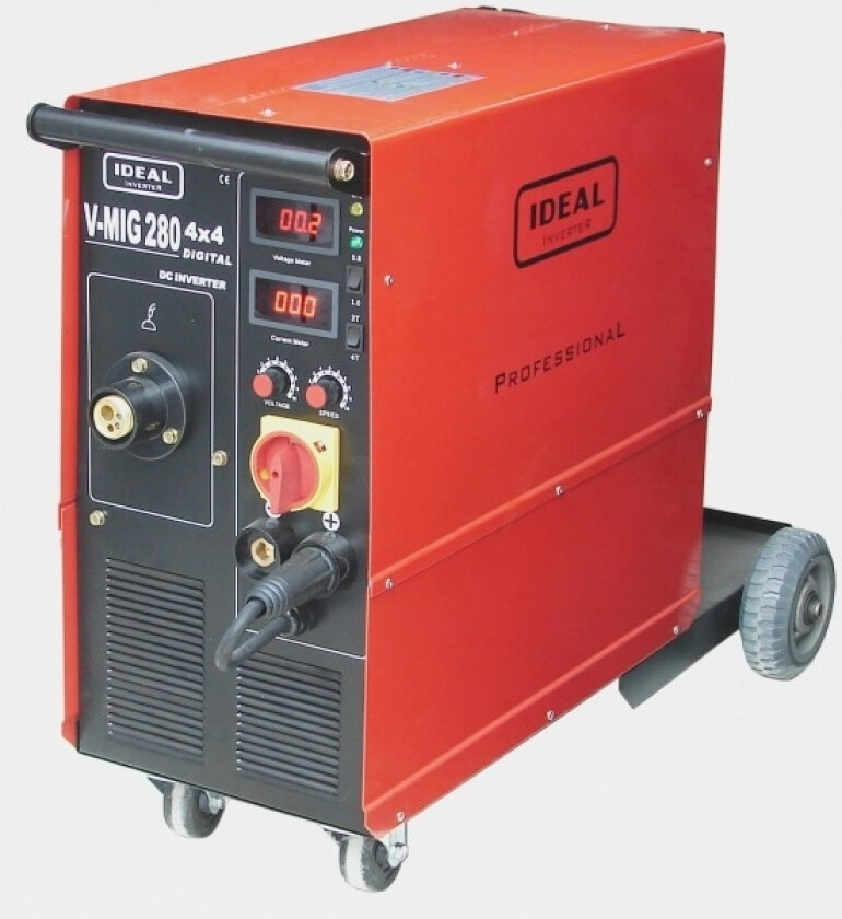Bilde av iDeal Ideell halvautomatisk inverter sveisemaskin V-MIG 280 4x4 DIGITAL - V-MIG280