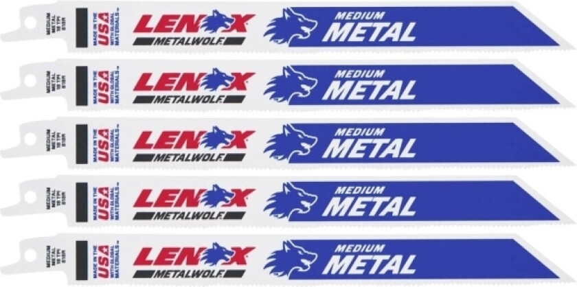 Sabre sagblad. 20578818R 203x19x0,9mm 18 tenner, 5 stk.