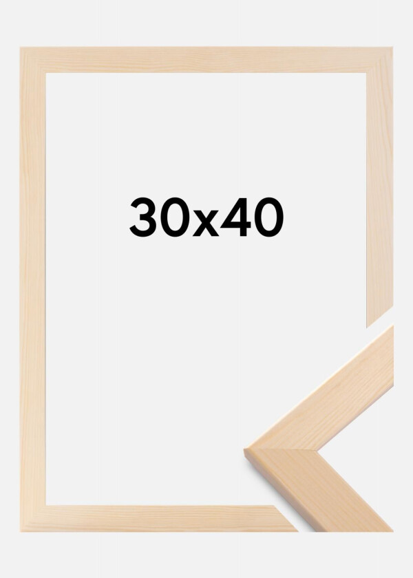Ramme Trendline Akrylglass Natur 30x40 Cm