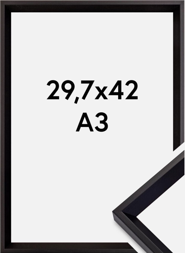 Ramme Globe Akrylglass Svart 29,7x42 Cm (A3)