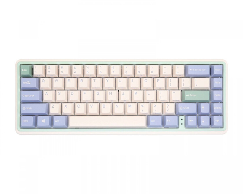 Vxt68 Minilo 65% Eucalyptus Trådløst Tastatur [Gateron Pro Brown 2.0]