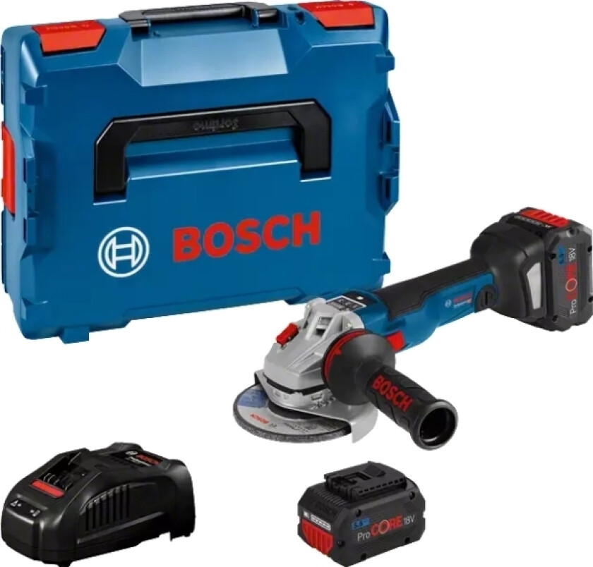 Bilde av GWS 18V-10 SC, 9000 RPM, 12,5 cm, Batteri, 5,5 Ah, 2 kg, Børsteløs motor