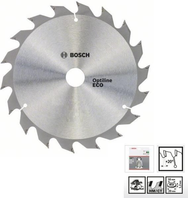 SIRKELSAG FOR TRE 230x30mm 48 TENNER, OPTILINE TRE ØKO