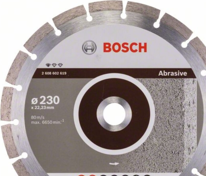 Accessories 2608602619 Bosch Power Tools Diamantskæreskive Diameter 230 mm Diameter indv. 22.23 mm 1 stk