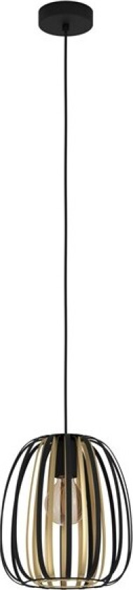 Encinitos, Fleksibel montering, Sort, Gull, Sort, Gull, Stål, Universell, IP20