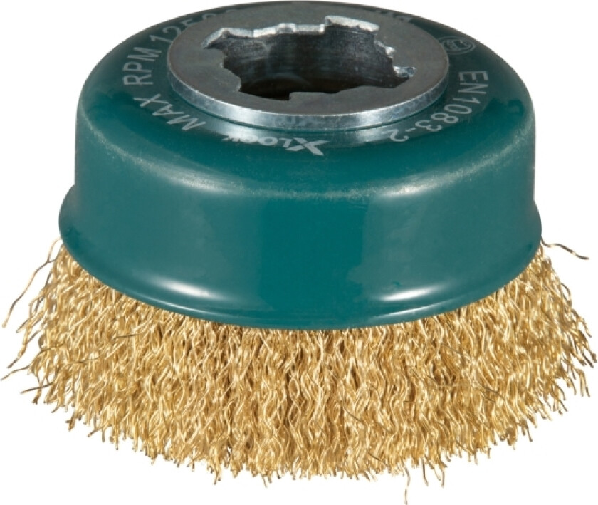 D-73433, Kopp stålbørste, Flatt senter, Metall, , 7,5 cm, 0,3 mm