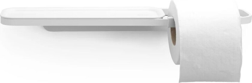 MindSet Toalettpapirholder med Hylle Mineral Fresh White