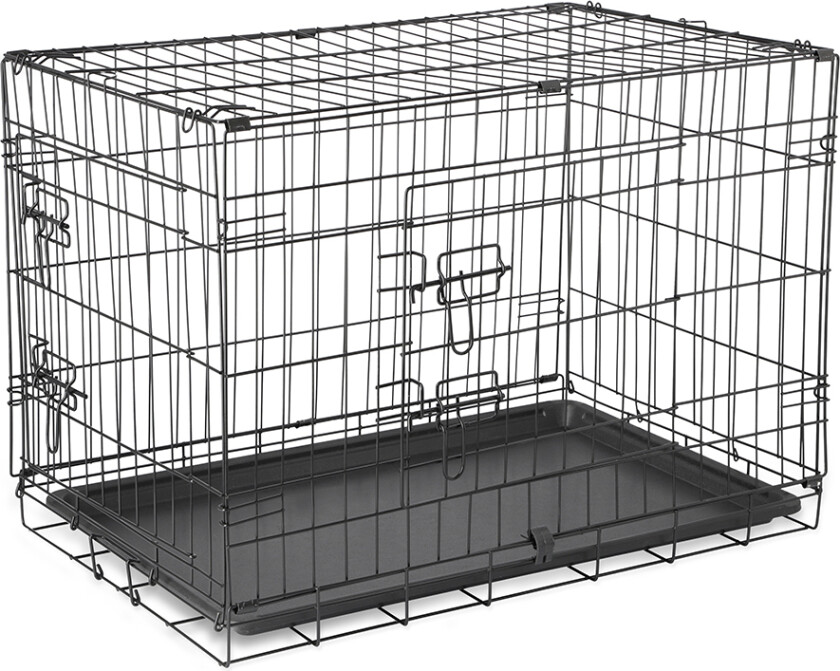 Bilde av HAFENBANDE Hundebur Twin Door - B 92,5 x T 57,5 x H 64 cm