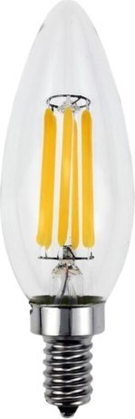 Omega OMELE14FC-4W, 4 W, E14, 440 lm, 25000 timer, Varm hvit