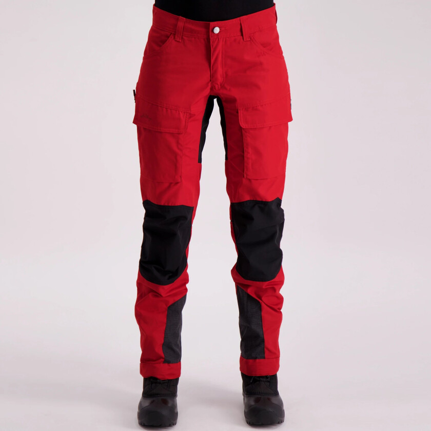 Traverse 2 Pant, turbukse dame RED/BLACK